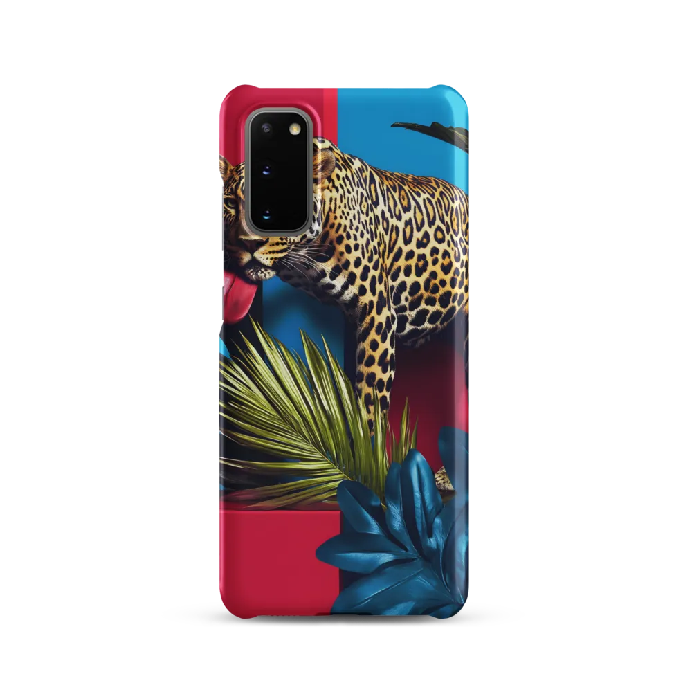 Playful Leopard in Vibrant Paradise