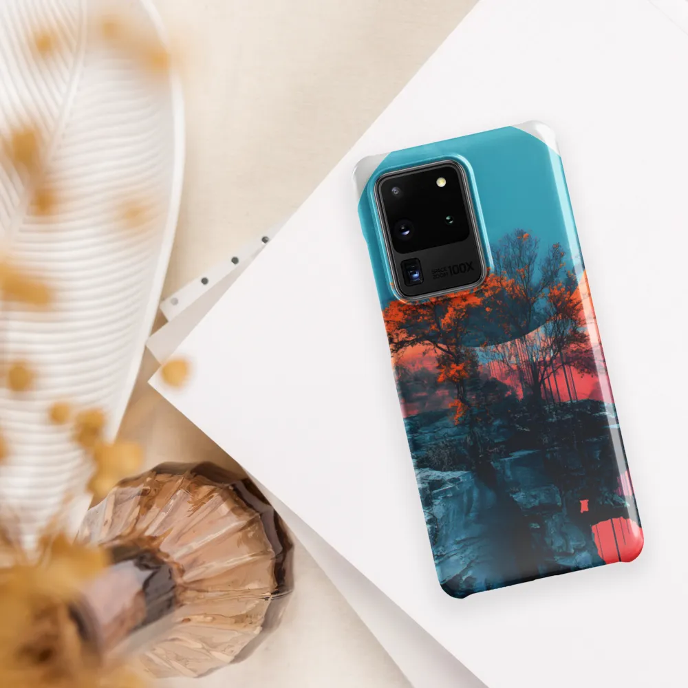 Ethereal Landscapes: A Dance of Color and Form | Phone Case |  S20 Ultra | Snap Case | Glossy