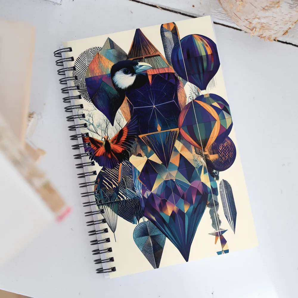 Geometric Harmonies | Spiral Notebook