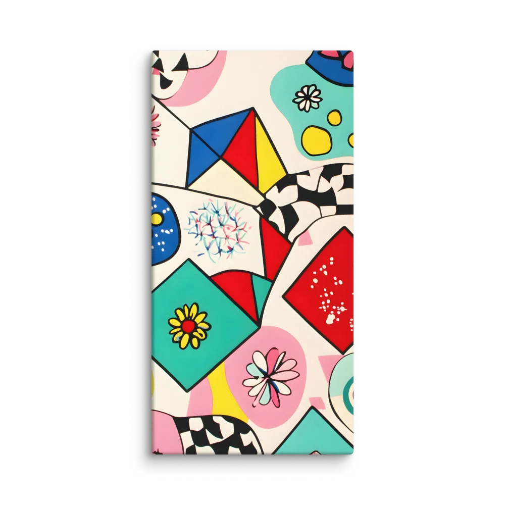 Joyful Geometry: A Playful Dance of Shapes and Colors