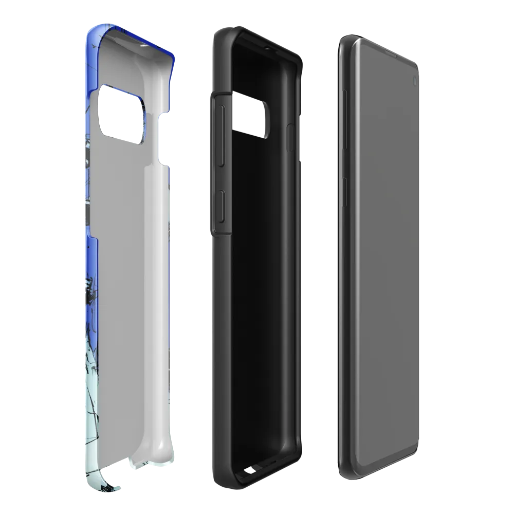 Echoes of a Futuristic Frontier | Phone Case |  S10 Plus | Tough Case | Glossy