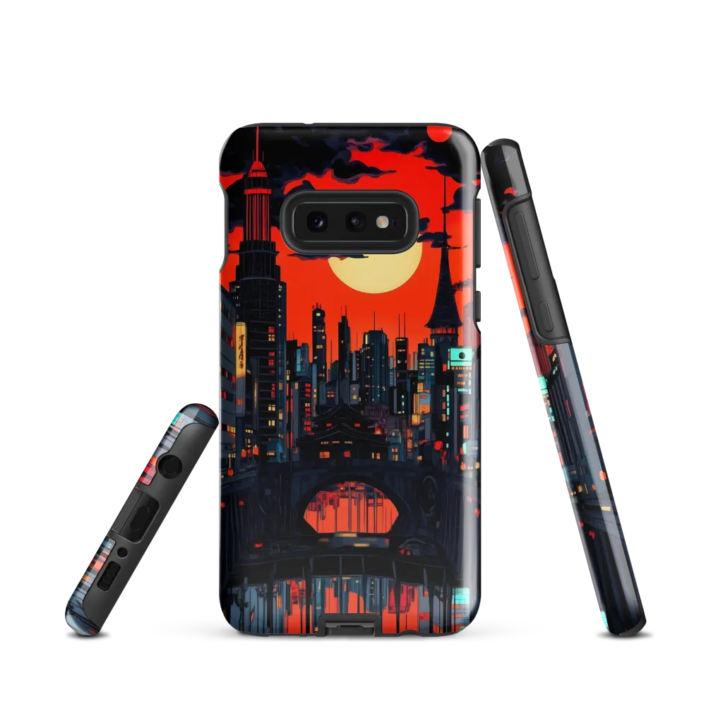 Nightfall in a Neon City