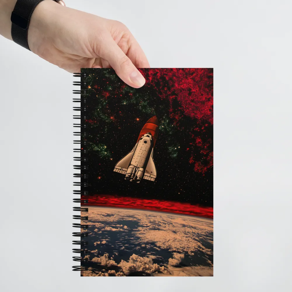 Ascent to the Cosmos | Spiral Notebook