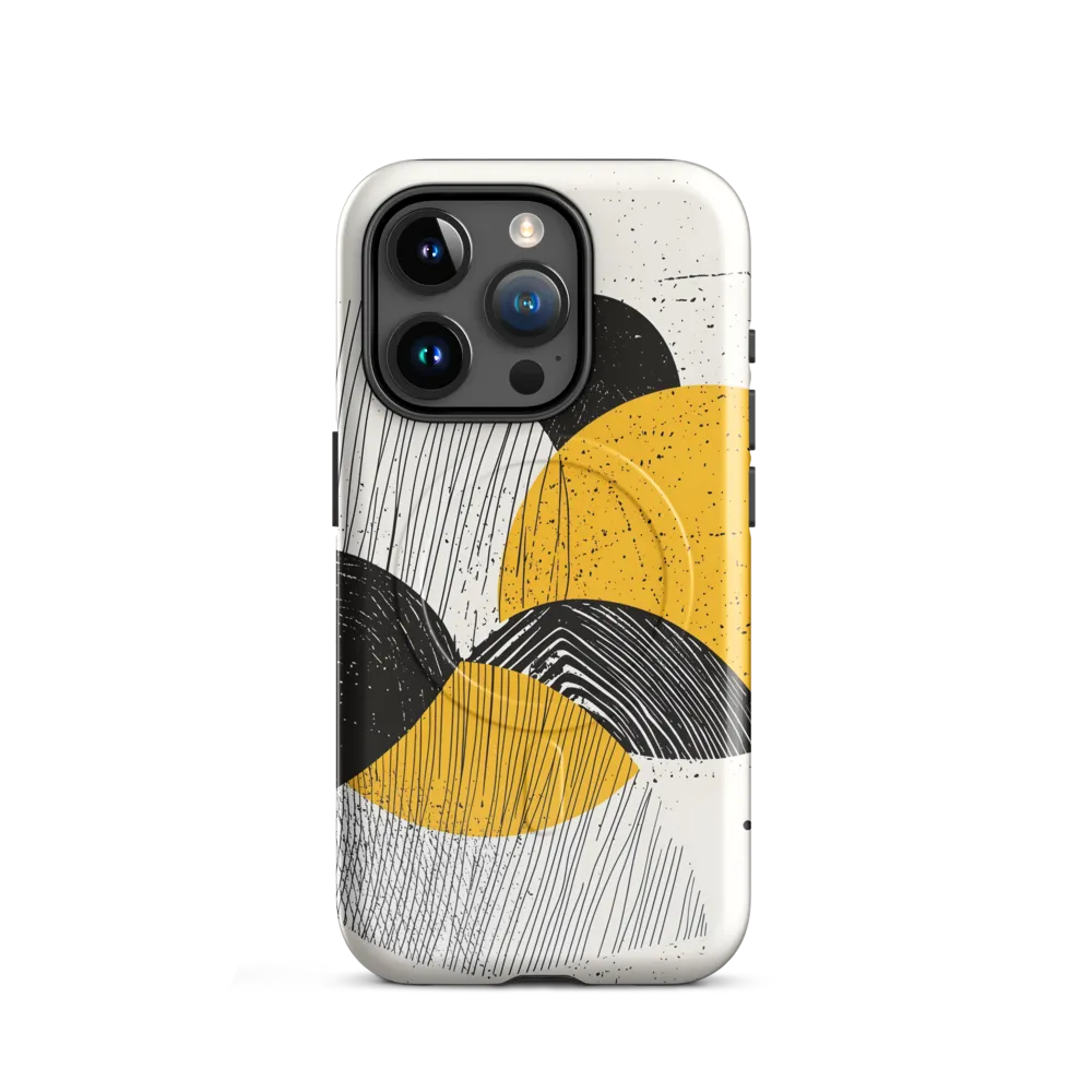 Dynamic Harmony in Black and Yellow
