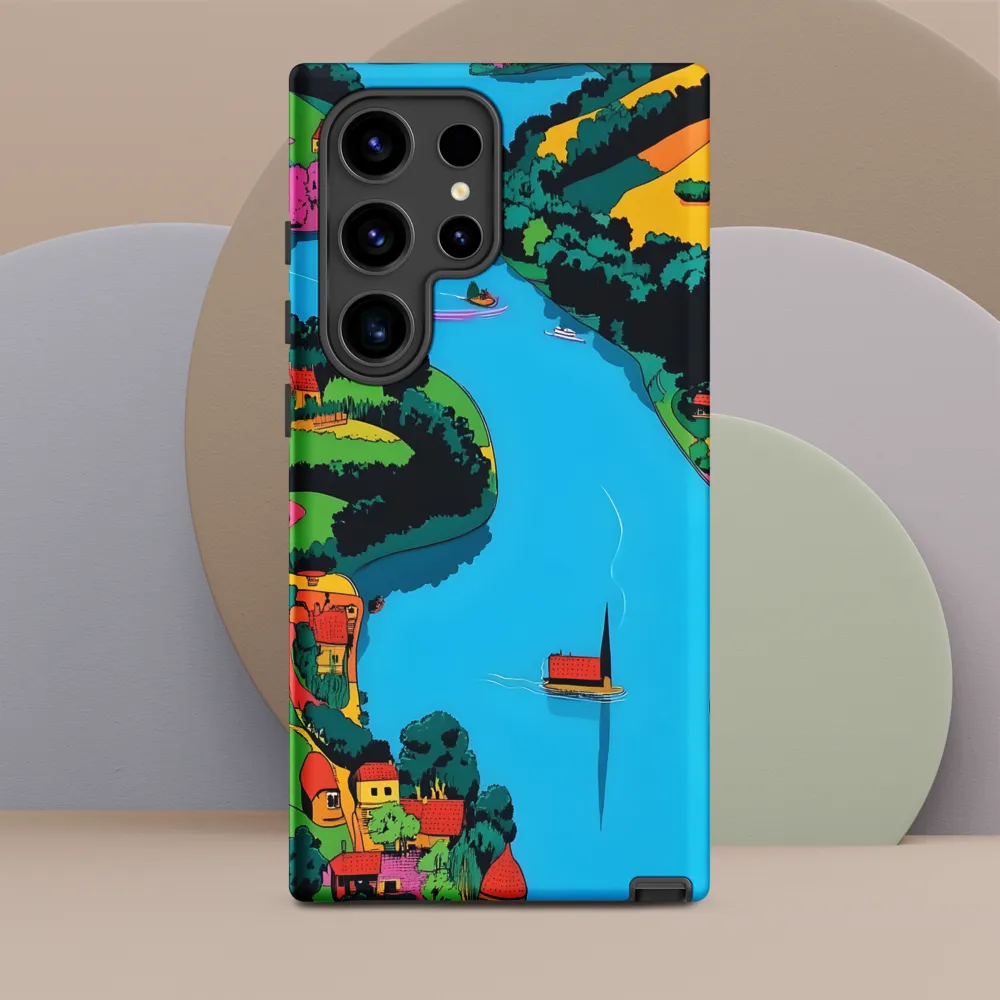 Whimsical River Landscape