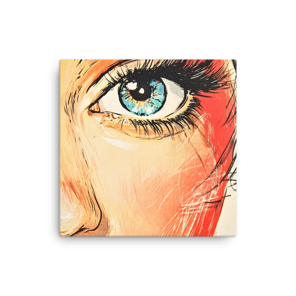 Gaze of Emotion | Thin Canvas | 16″×16″