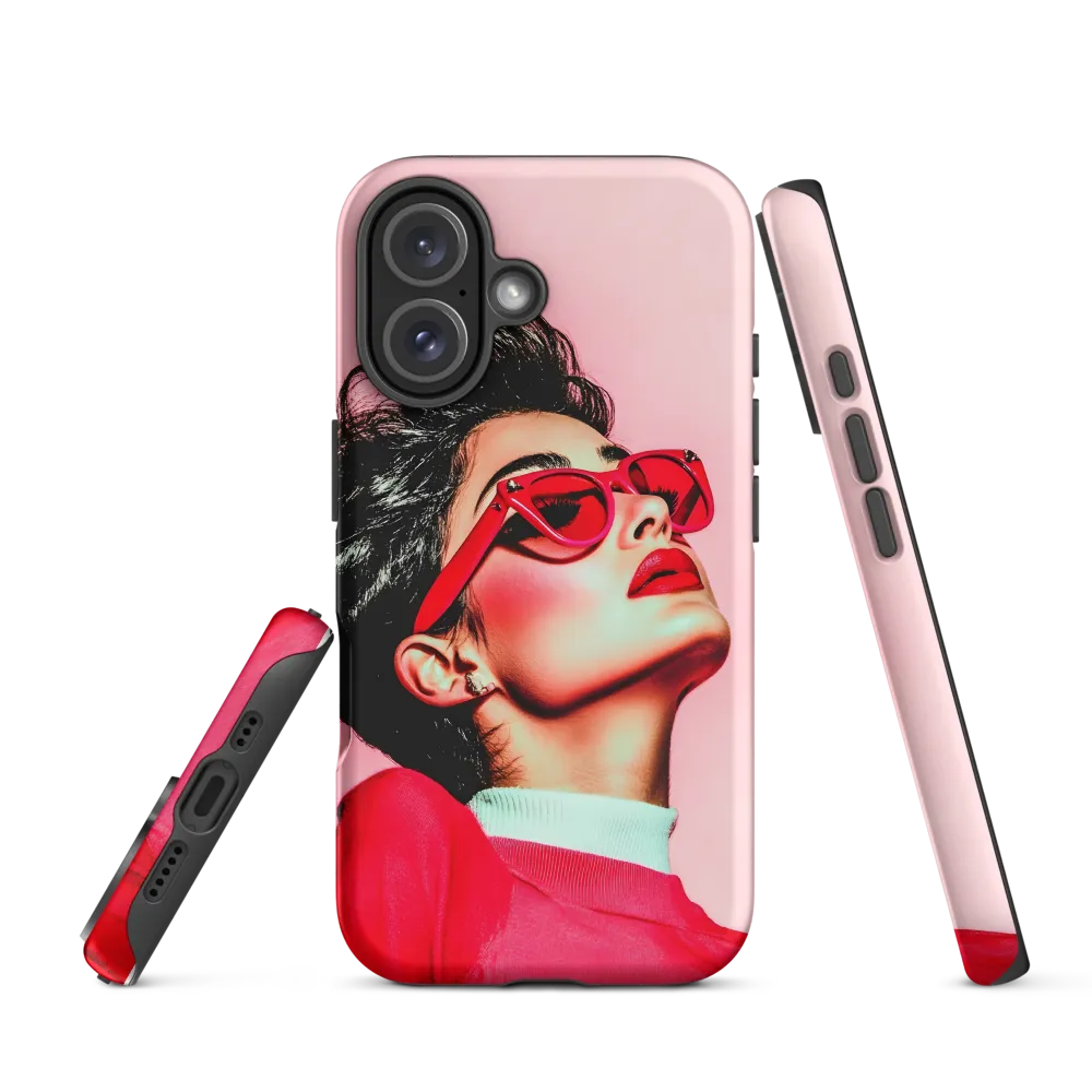 Striking Confidence in Red | Phone Case |  16 | Tough Case | Matte