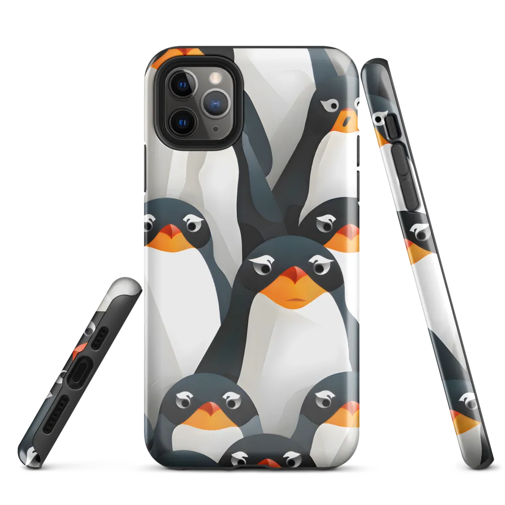 Penguin Parade | Phone Case |  11 Pro Max | Tough Case | Glossy