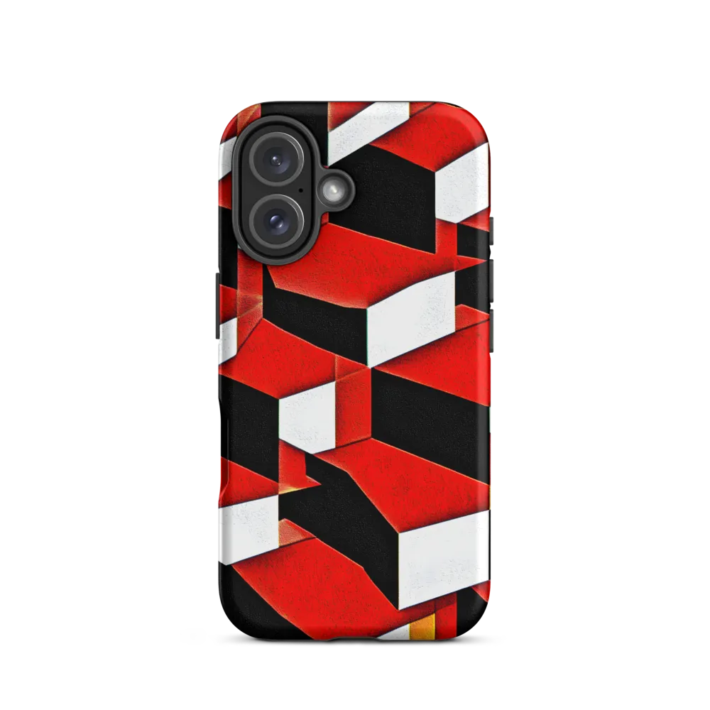 Dynamic Geometric Interplay | Phone Case