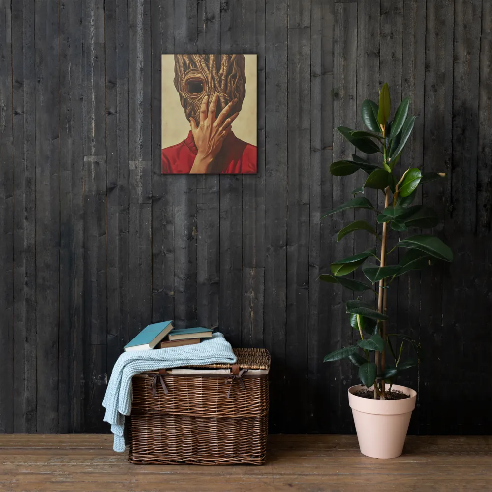 The Mask of Roots | Thin Canvas | 16″×20″