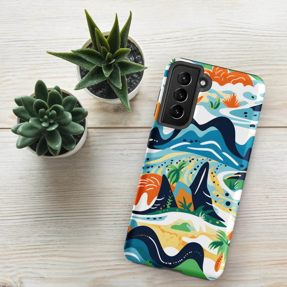 Abstract Tropical Landscape