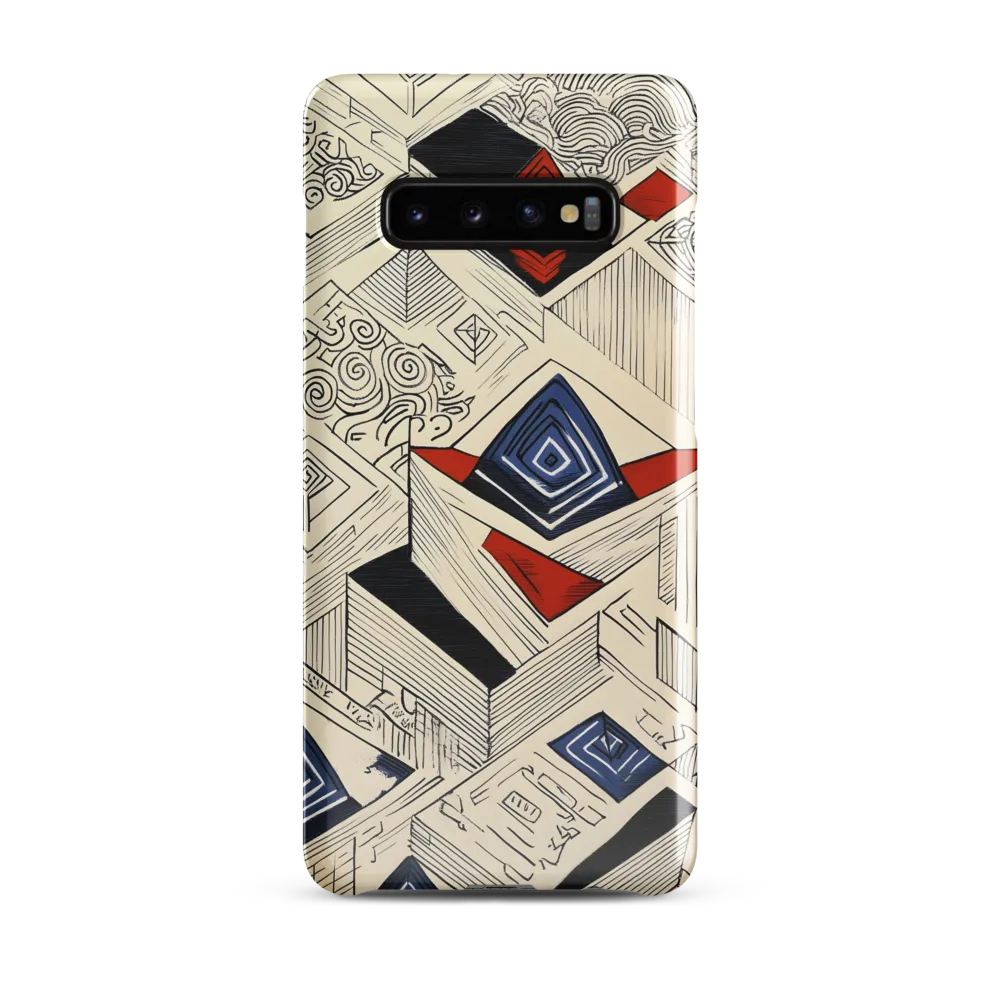 Geometric Harmony | Phone Case |  S10 Plus | Snap Case | Glossy