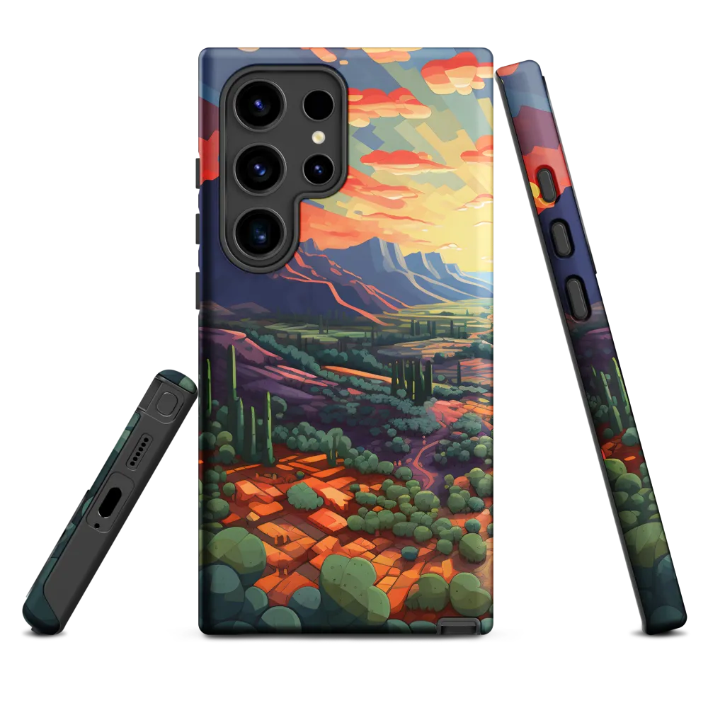 Desert Serenity at Dusk | Phone Case |  S24 Ultra | Tough Case | Matte
