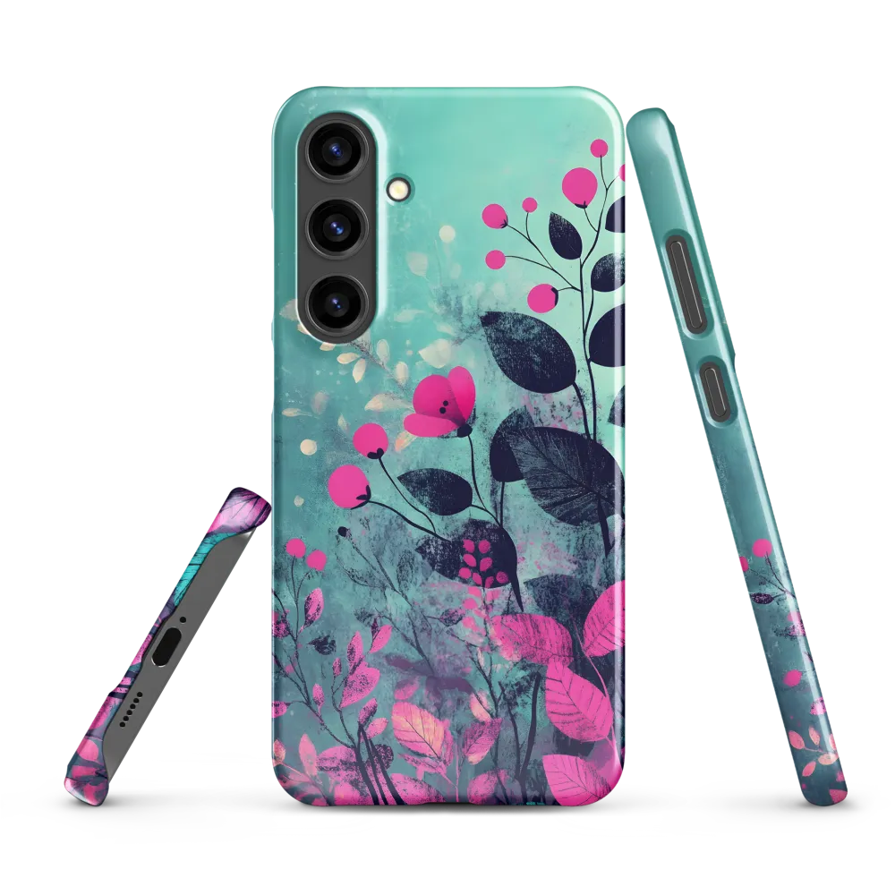 Whimsical Floral Harmony | Phone Case |  S24 Plus | Snap Case | Glossy