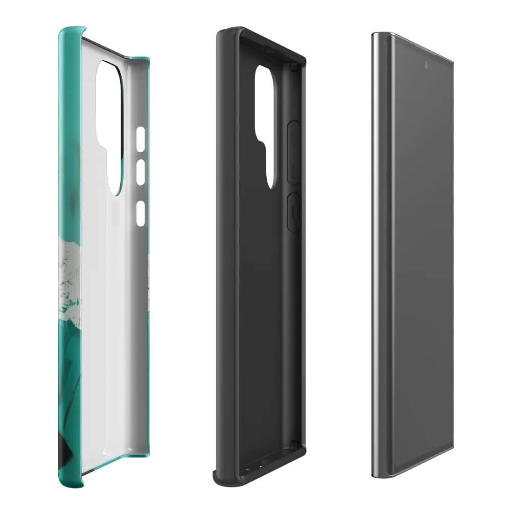 Serenity in Turquoise | Phone Case |  S22 Ultra | Tough Case | Glossy