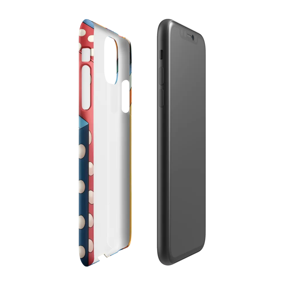 Vivid Geometry: A Playful Arrangement | Phone Case |  11 | Snap Case | Glossy