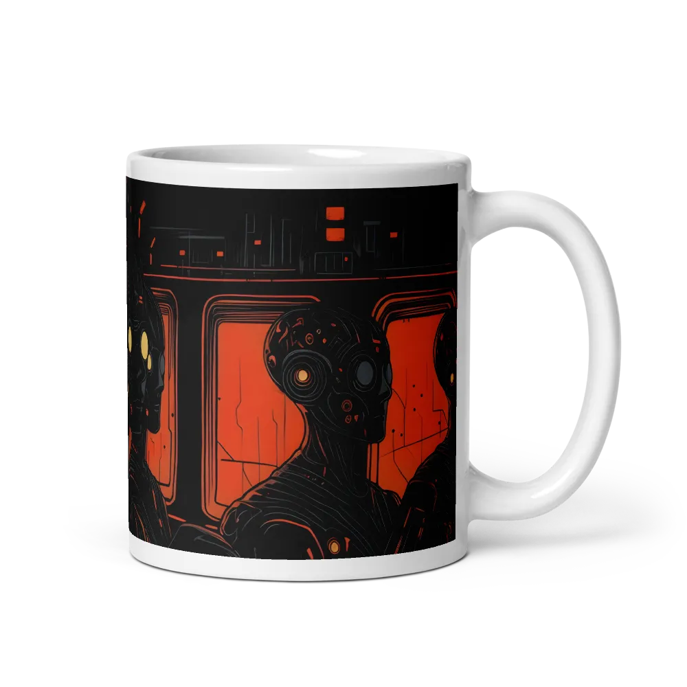 Surveillance in the Cyberscape | Mug with White inside | 11 oz