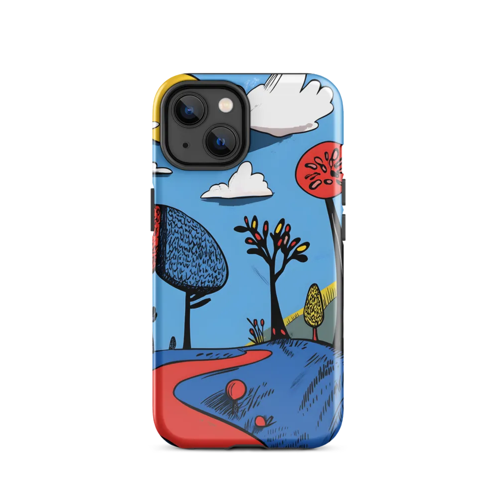 A Playful Journey Through Whimsical Woods | Phone Case |  14 | Tough Case | Glossy