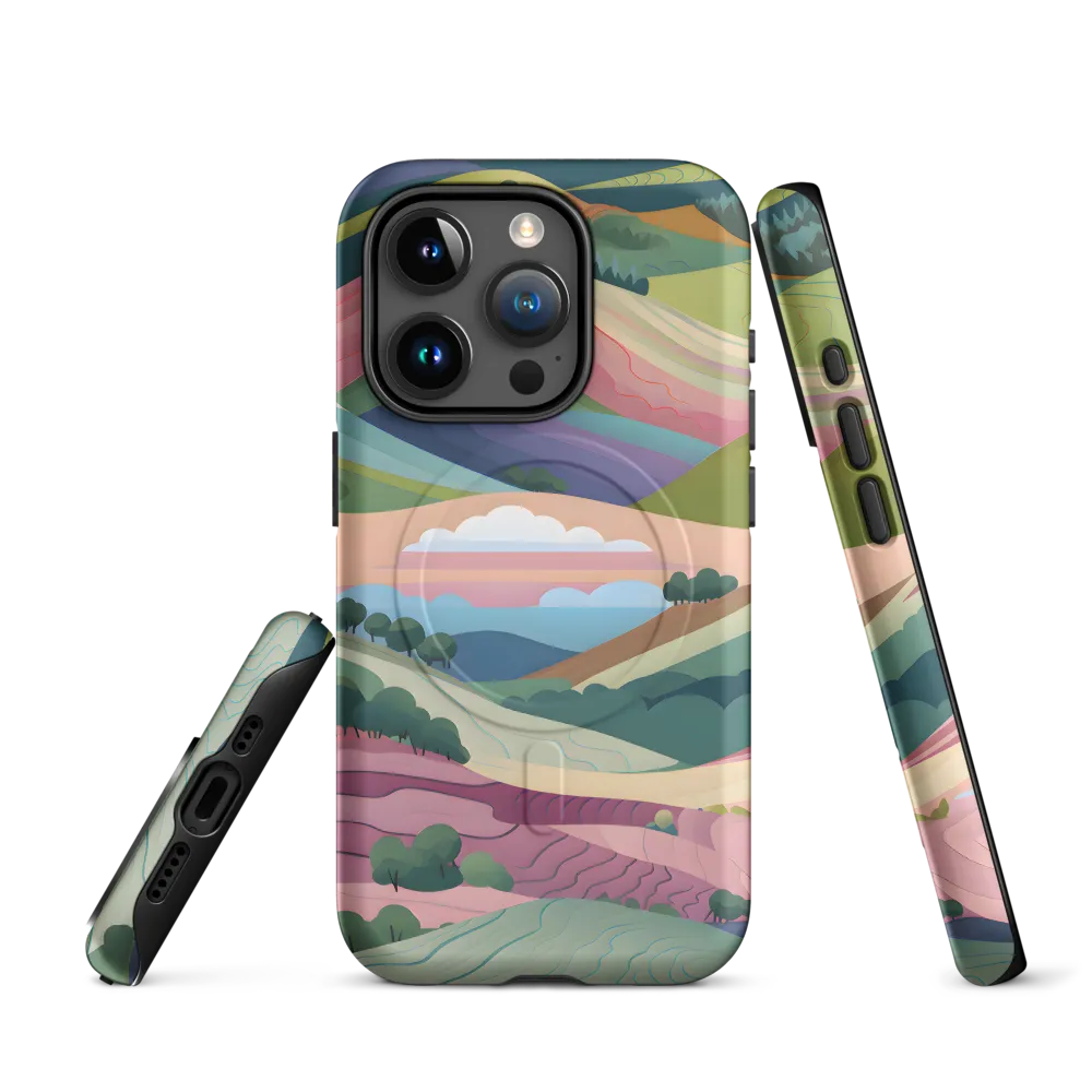 Harmonious Hills | Phone Case |  15 Pro | MagSafe® Tough Case | Matte