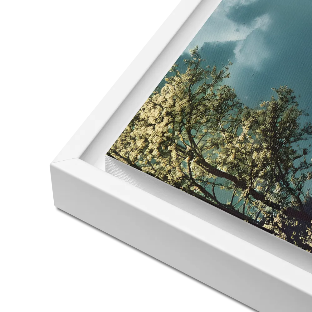 Whispers of Tranquility | Canvas with White Frame | 12″×16″