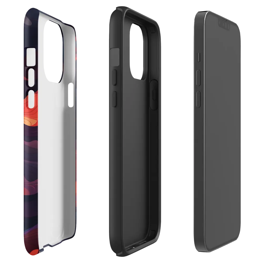 Ethereal Waves of Color | Phone Case |  13 Pro Max | Tough Case | Matte