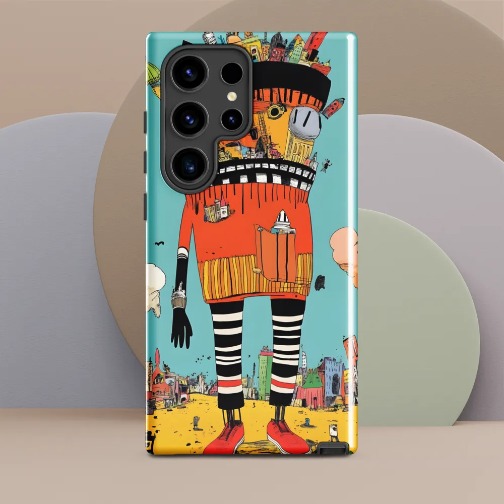 Urban Fantasia: A Whimsical Encounter | Phone Case |  S24 Ultra | Tough Case | Glossy