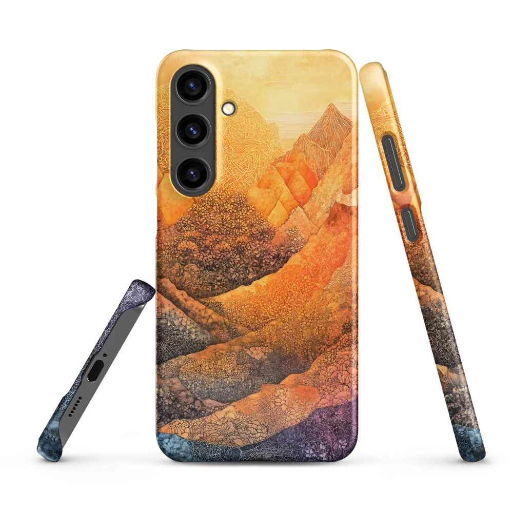 Serene Peaks of Color