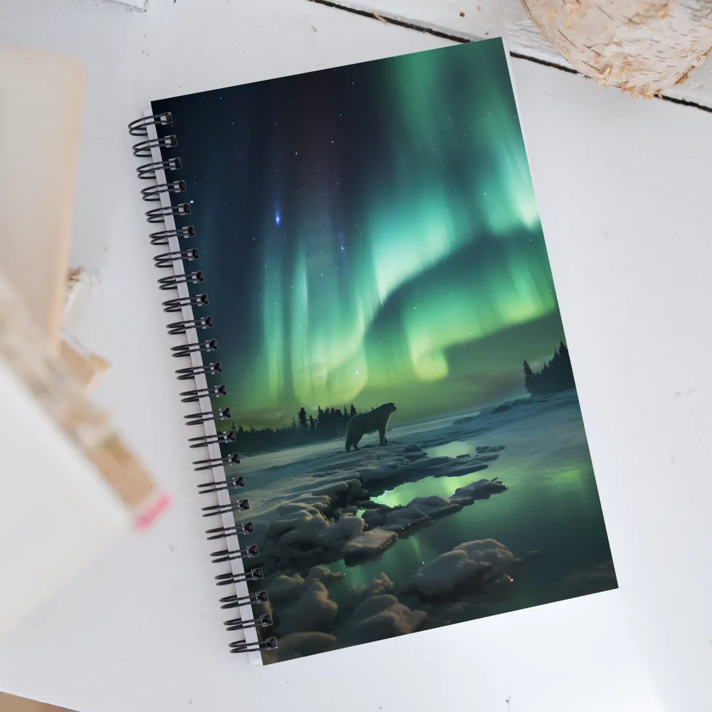 Auroral Guardianship | Spiral Notebook