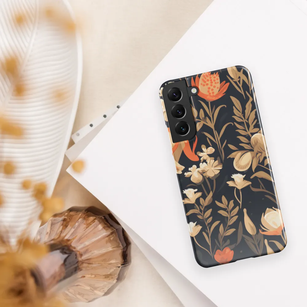 Floral Harmony: A Dance in the Dark