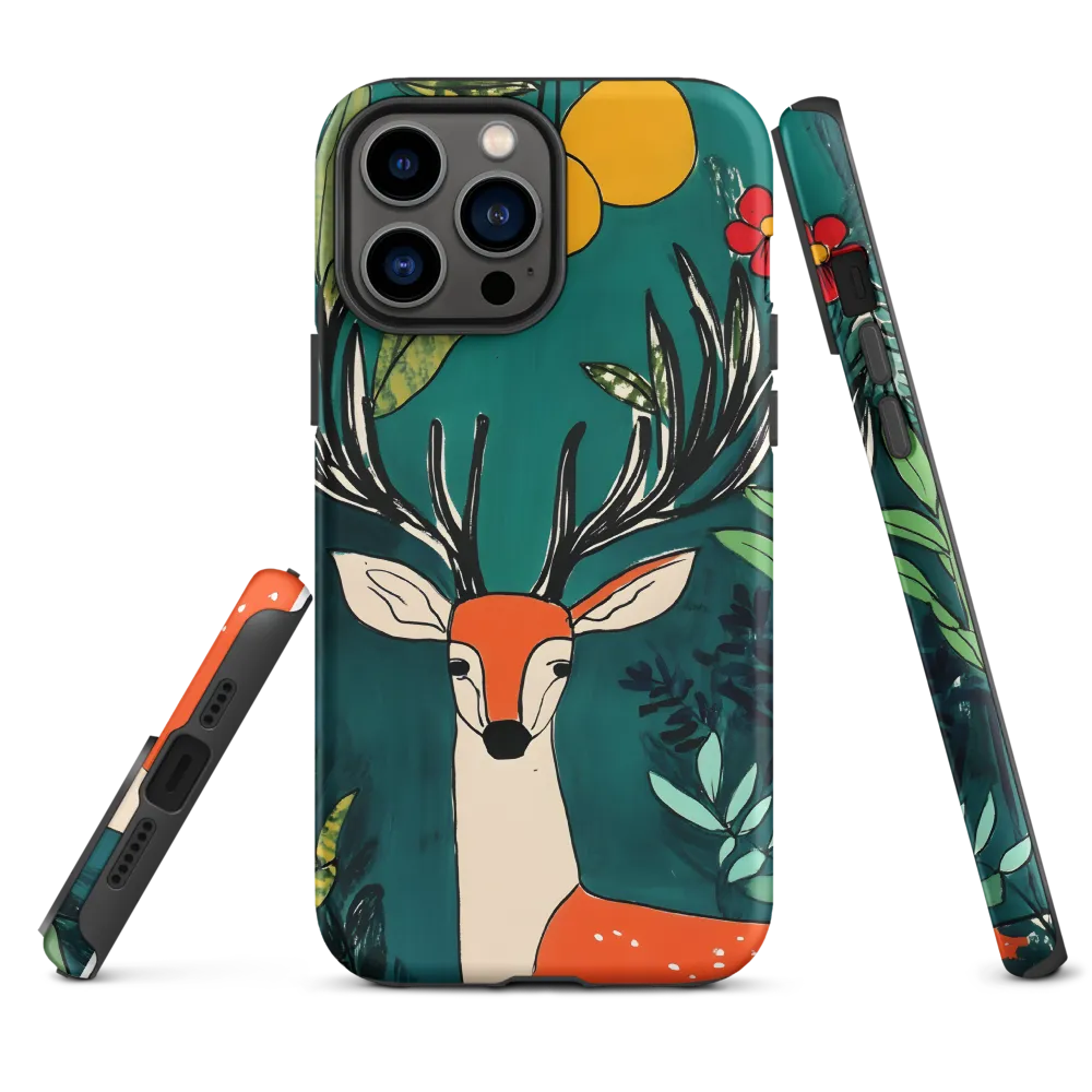 Nature's Embrace: The Majestic Deer | Phone Case |  13 Pro Max | Tough Case | Matte