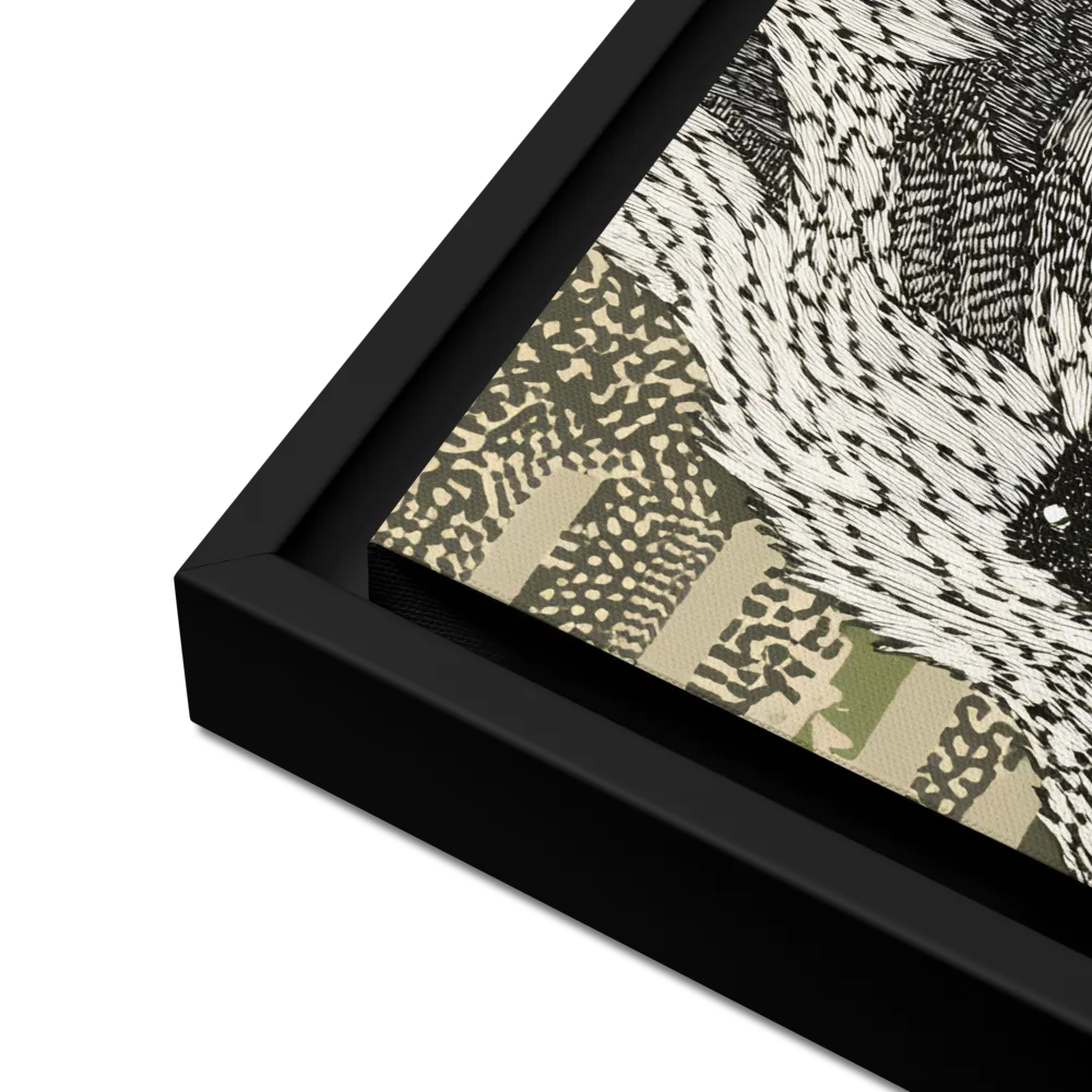 Reflections of the Forest | Canvas with Black Frame | 16″×16″