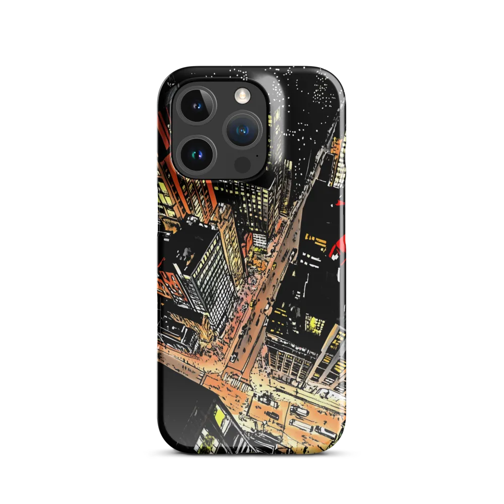 Urban Nightscape: A Bird's-eye View