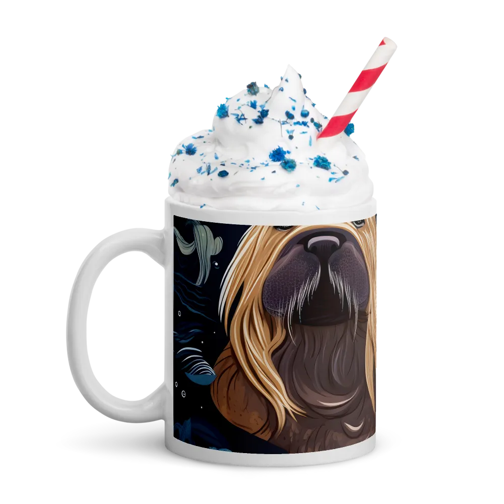 Whimsical Walruses in Deep Blue | Mugs | Multiple Sizes & Colors