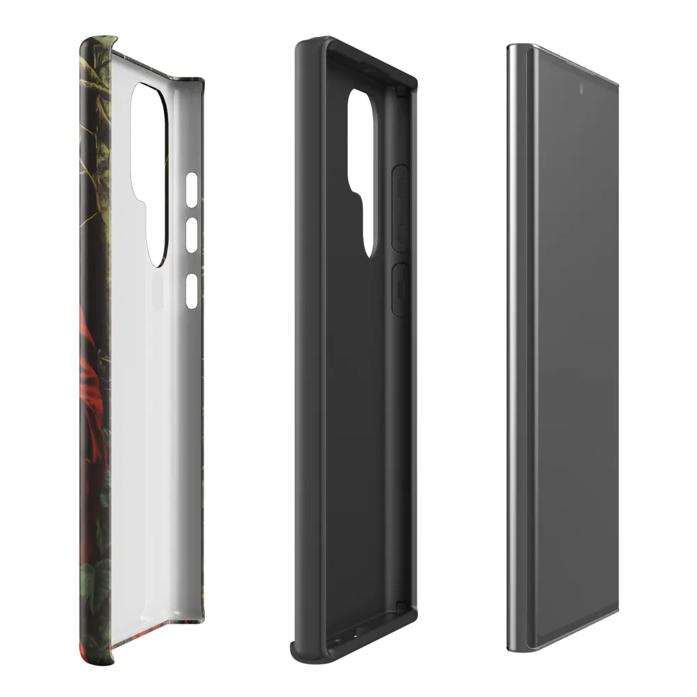 The Enigmatic Cloaked Traveler | Phone Case |  S22 Ultra | Tough Case | Glossy