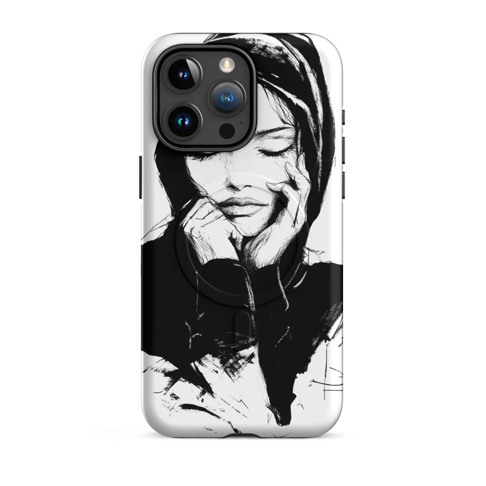 Whispers of Contemplation | Phone Case |  15 Pro Max | MagSafe® Tough Case | Matte