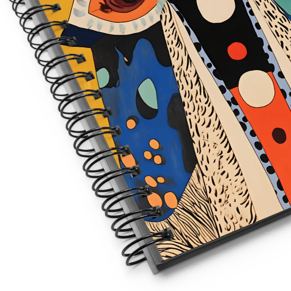 Visages of Vibrancy | Spiral Notebook