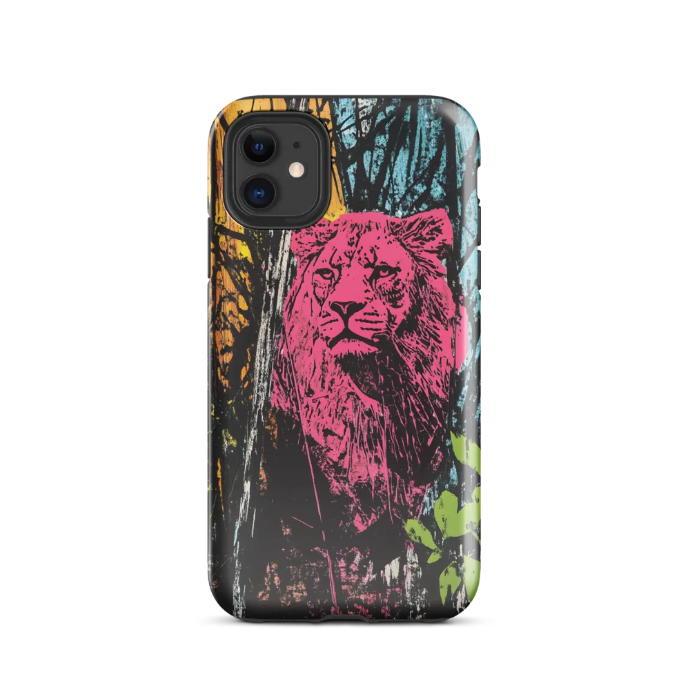 Fierce Vibrance: The Pink Lion