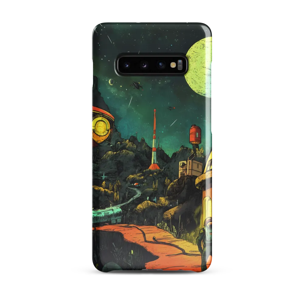 Cosmic Exploration: The Silent Journey | Phone Case |  S10 Plus | Snap Case | Glossy