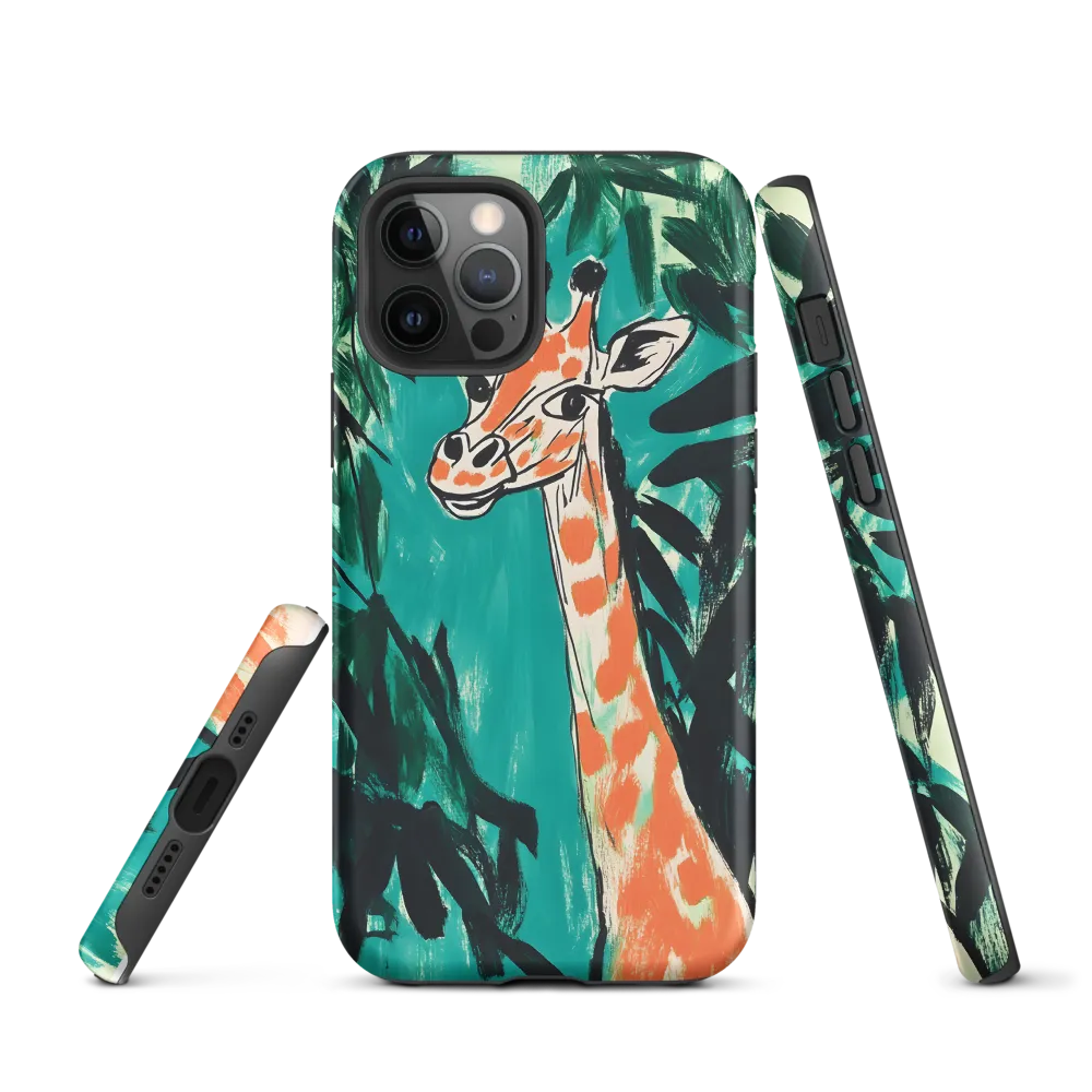 Giraffe in the Teal Canopy
