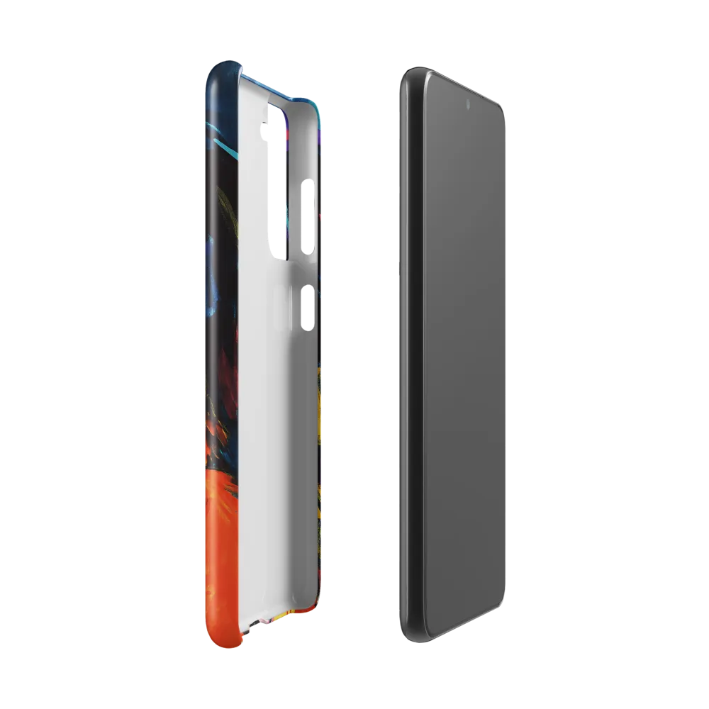 Vibrant Companions: An Expression of Canine Spirit | Phone Case |  S21 | Snap Case | Glossy