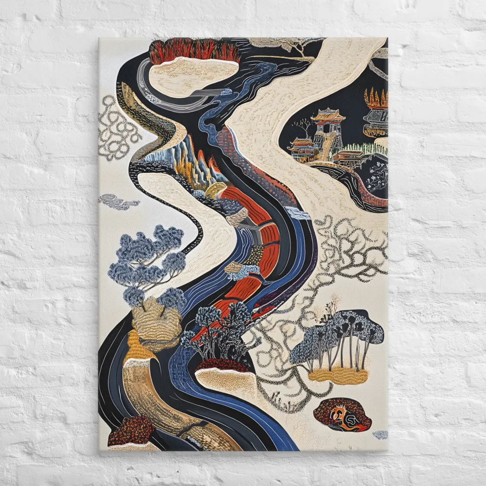 Flow of Tranquility | Canvas | 28″×40″