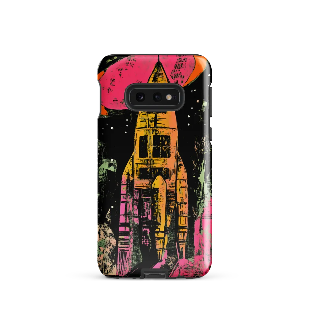 Cosmic Voyage: A Surreal Rocket Adventure
