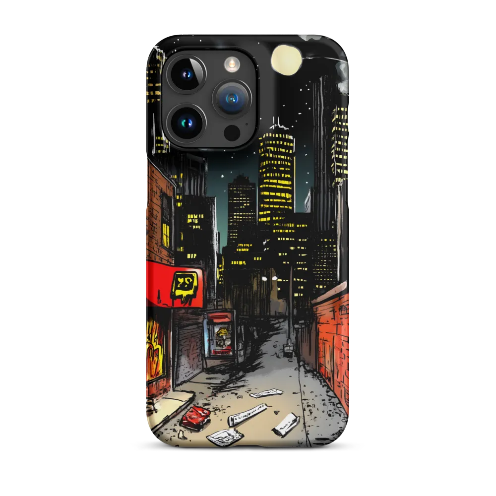 Nocturnal Cityscape: The Hidden Alley | Phone Case |  15 Pro Max | Snap Case | Matte