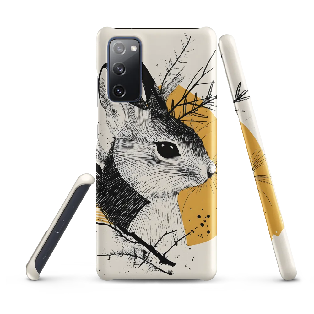 Ethereal Rabbit: A Study in Line Art