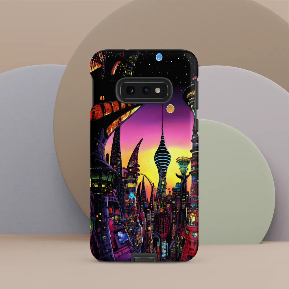 Futuristic Cityscape at Dusk