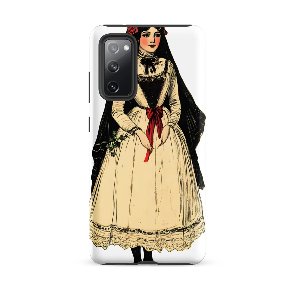 Elegance in Tradition: A Folk Portrait