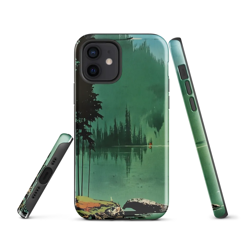 Serenity Reflected: A Tranquil Lake Scene