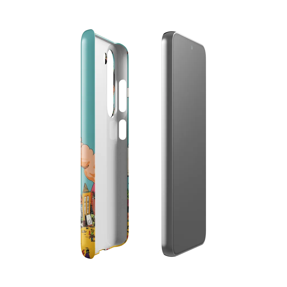 Urban Fantasia: A Whimsical Encounter | Phone Case |  S23 | Snap Case | Glossy