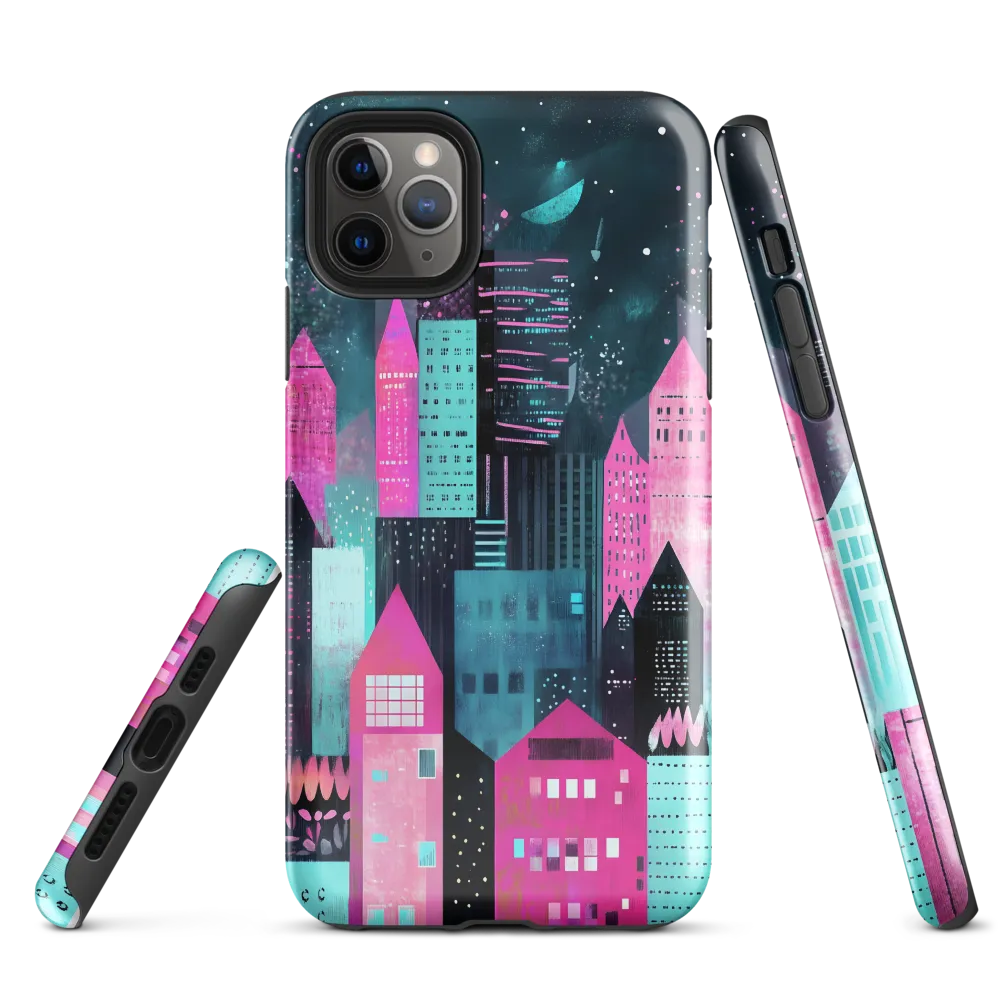 Electric Metropolis | Phone Case |  11 Pro Max | Tough Case | Glossy