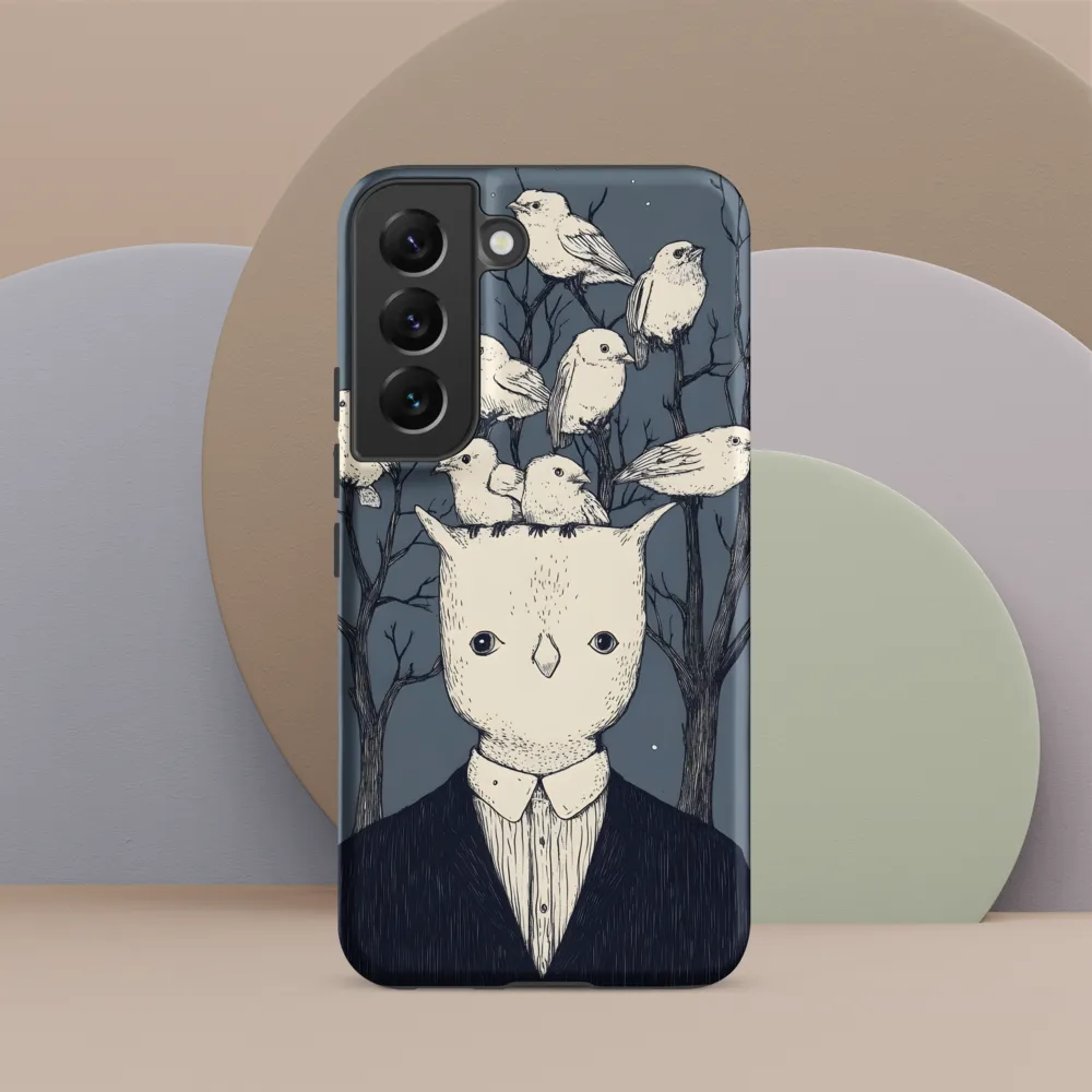 Whispers of the Avian Mind | Phone Case |  S22 | Tough Case | Matte